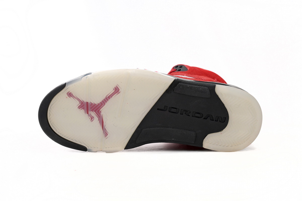 EM Sneakers Jordan 5 Retro Raging Bull Red