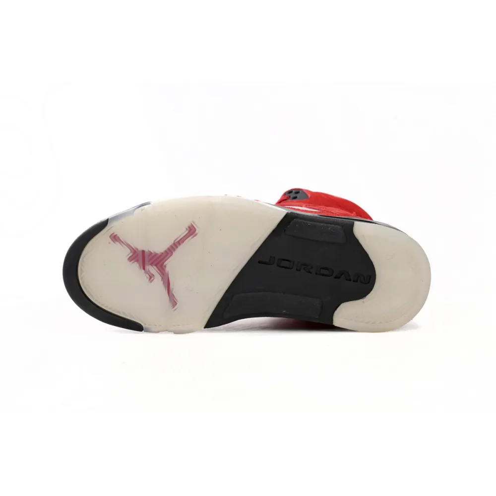 EM Sneakers Jordan 5 Retro Raging Bull Red