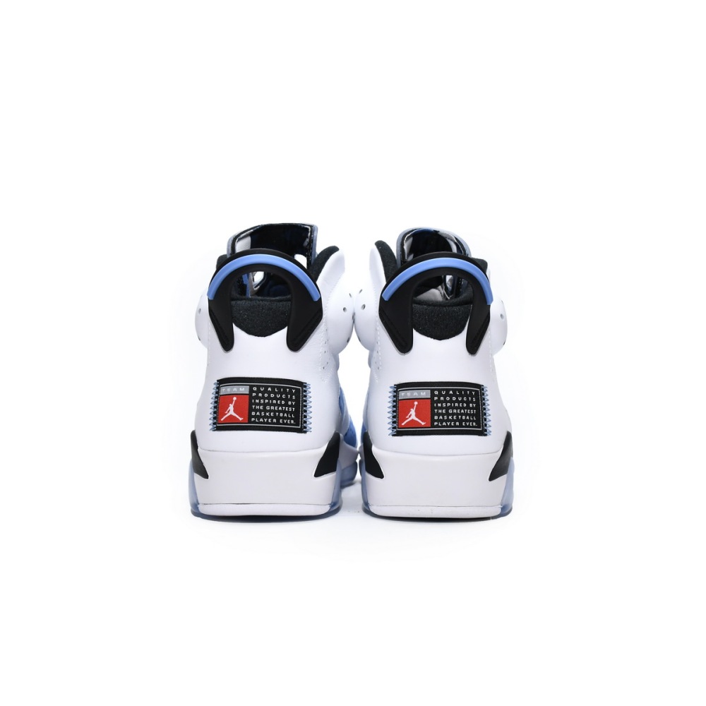 EM Sneakers Jordan 6 Retro UNC White
