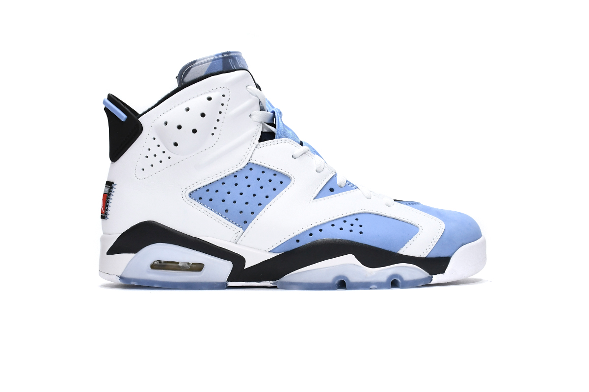 EM Sneakers Jordan 6 Retro UNC White