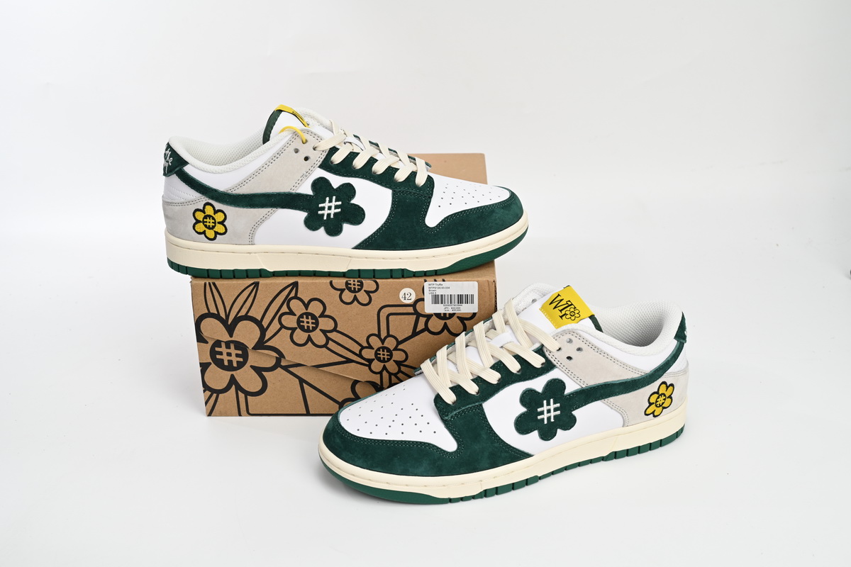 EM Sneakers Nike SB Dunk Low WTP MOSS DUNK White Blue