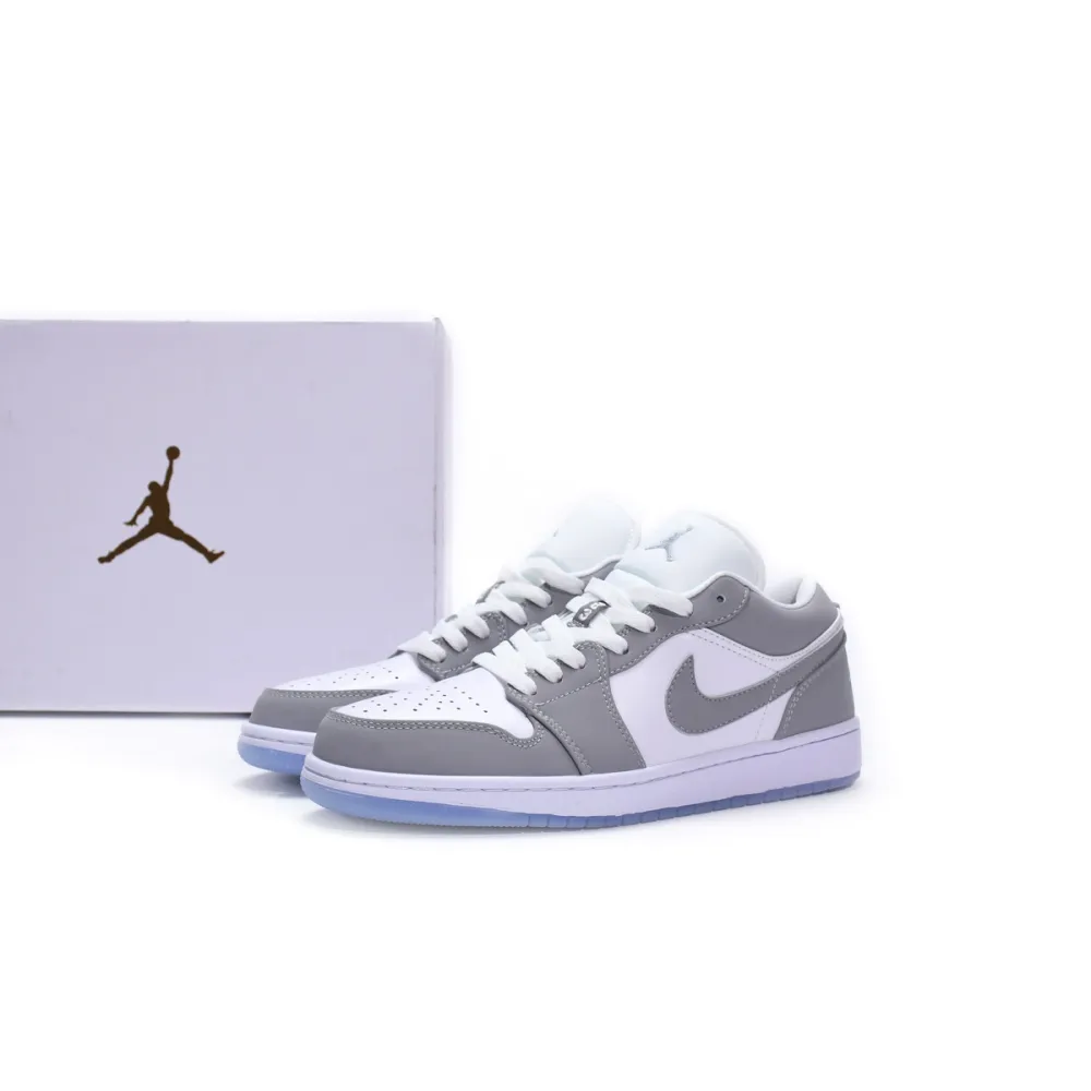 EM Sneakers Jordan 1 Low Wolf Grey