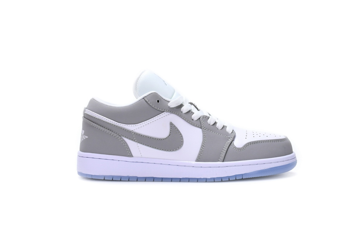 EM Sneakers Jordan 1 Low Wolf Grey