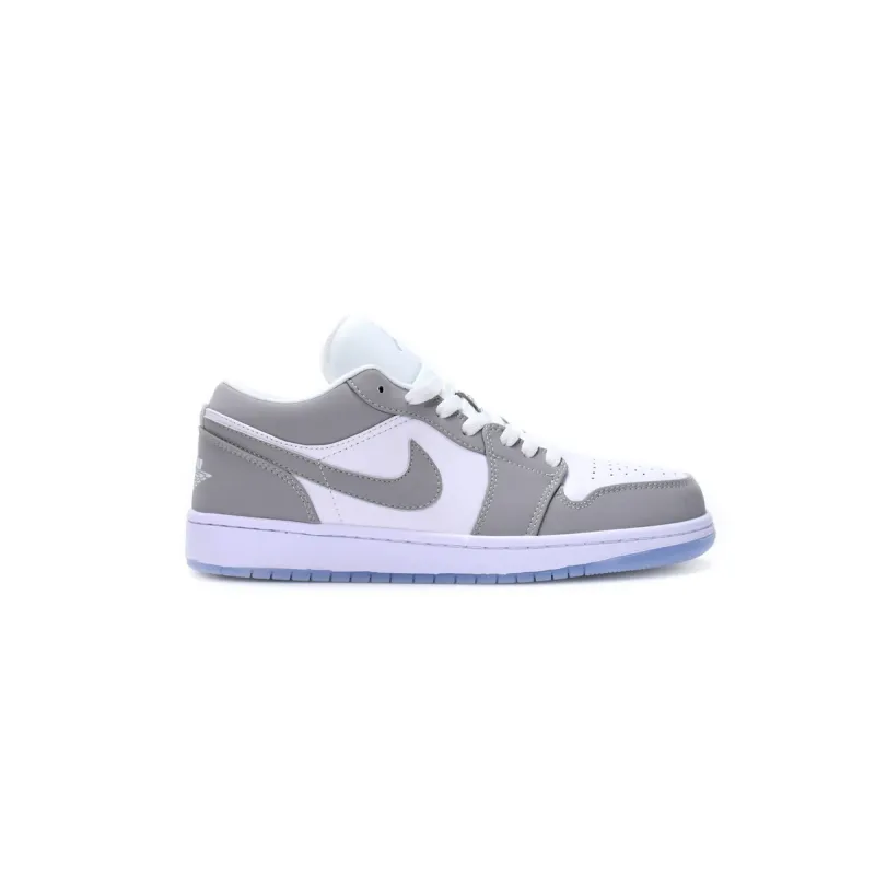 EM Sneakers Jordan 1 Low Wolf Grey