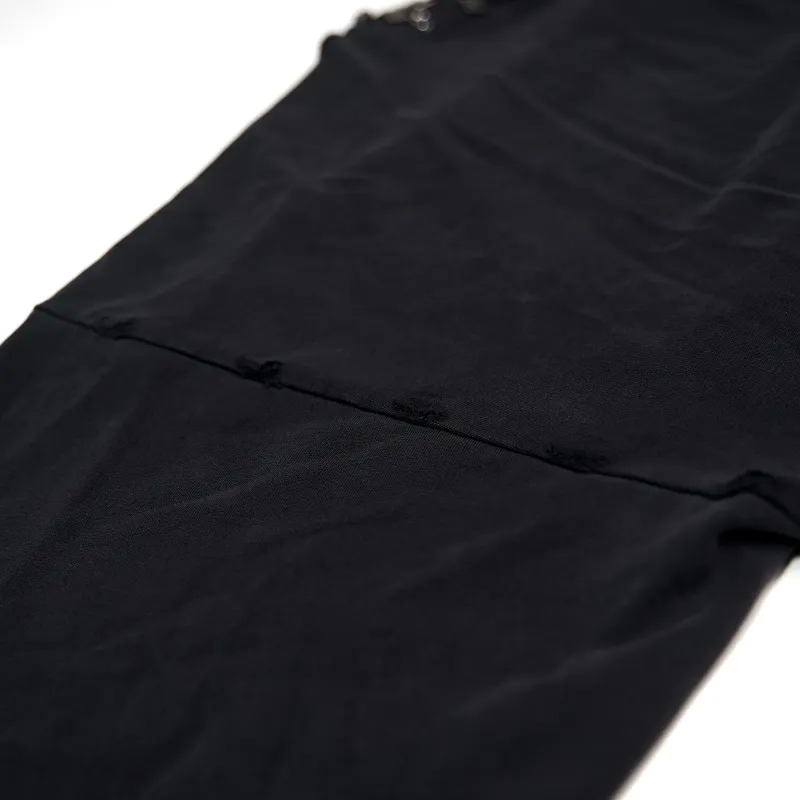 EM Sneakers Balenciaga Pierced Round Sweatshirt Oversized in Black Faded