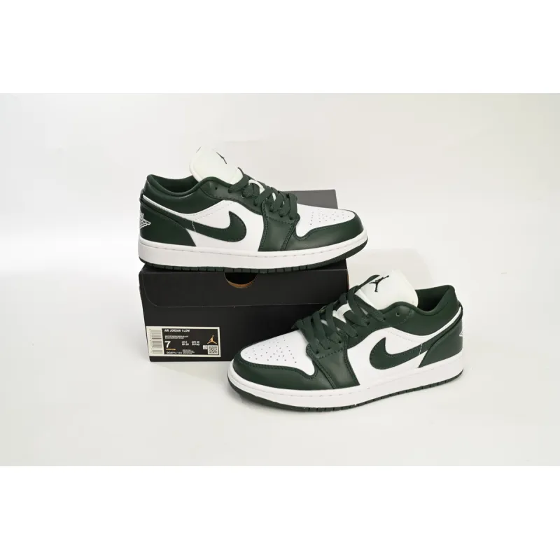 EM Sneakers Jordan 1 Low Blackish Green