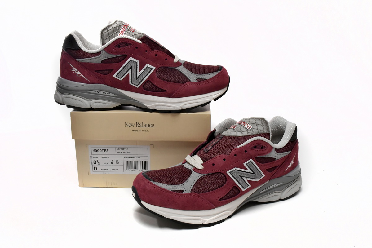 EM Sneakers New Balance 990v3 × Teddy Santis Scarlet Marblehead