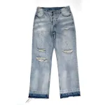 EM Sneakers WESLEY JEANS IN WESTSIDE WASH DENIM WESTSIDE WASH DESTROYED