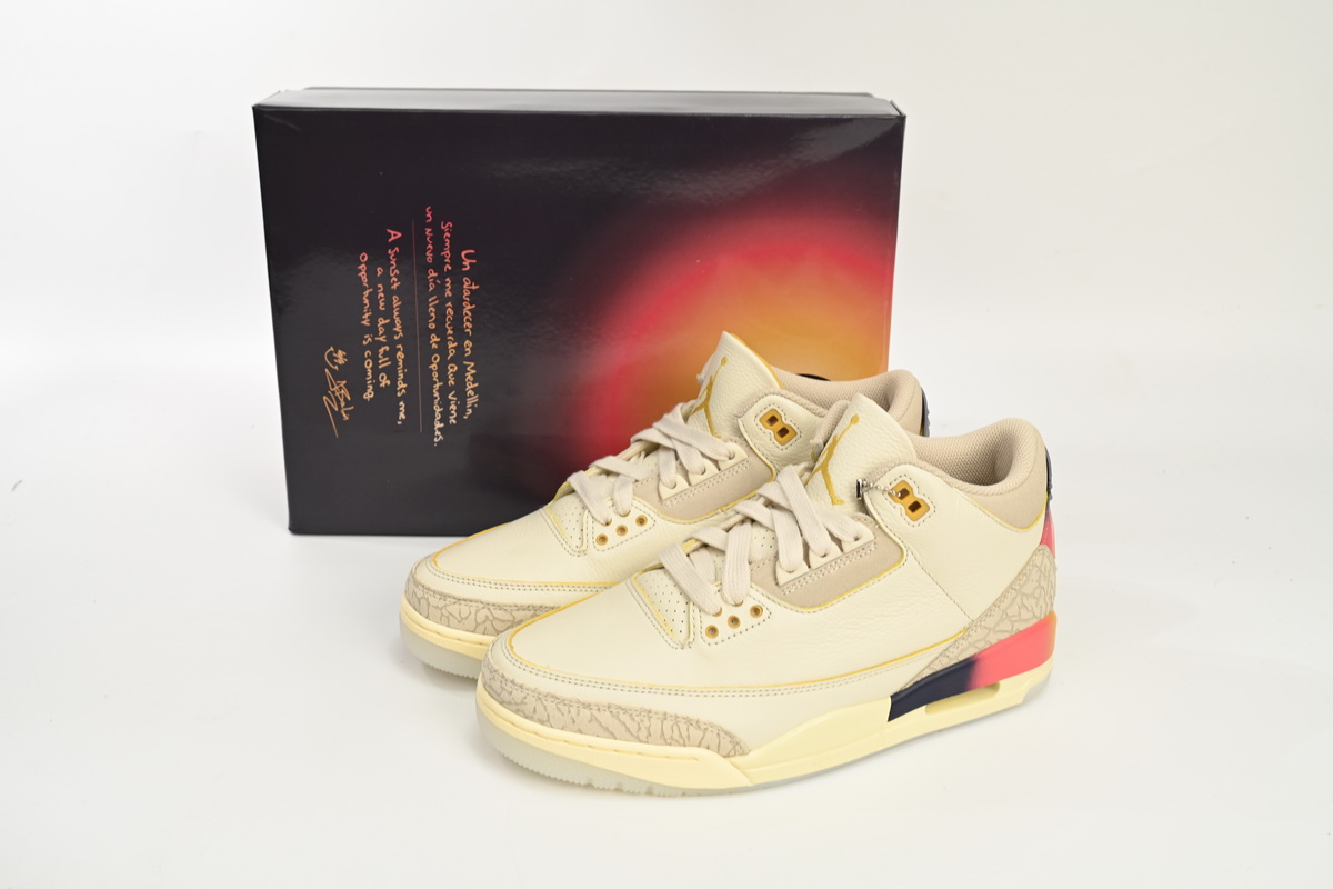 EM Sneakers Jordan 3 Retro SP J Balvin Medellín Sunset