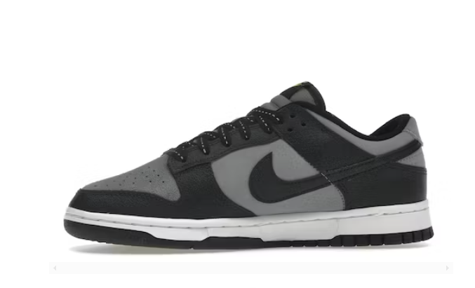 EM Sneakers Nike Dunk Low Black Cool Grey Volt Mini Swoosh