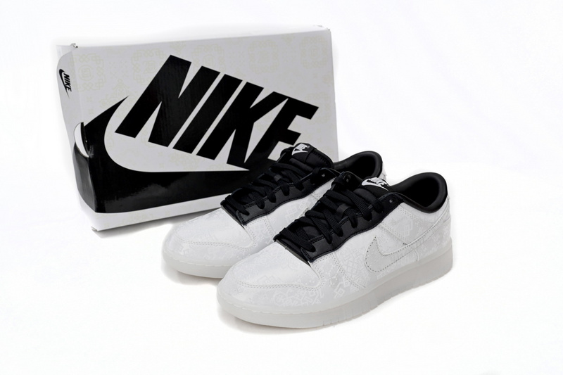 EM Sneakers Nike Dunk Low CLOT Fragment White