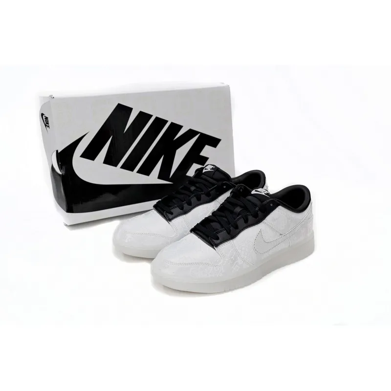 EM Sneakers Nike Dunk Low CLOT Fragment White