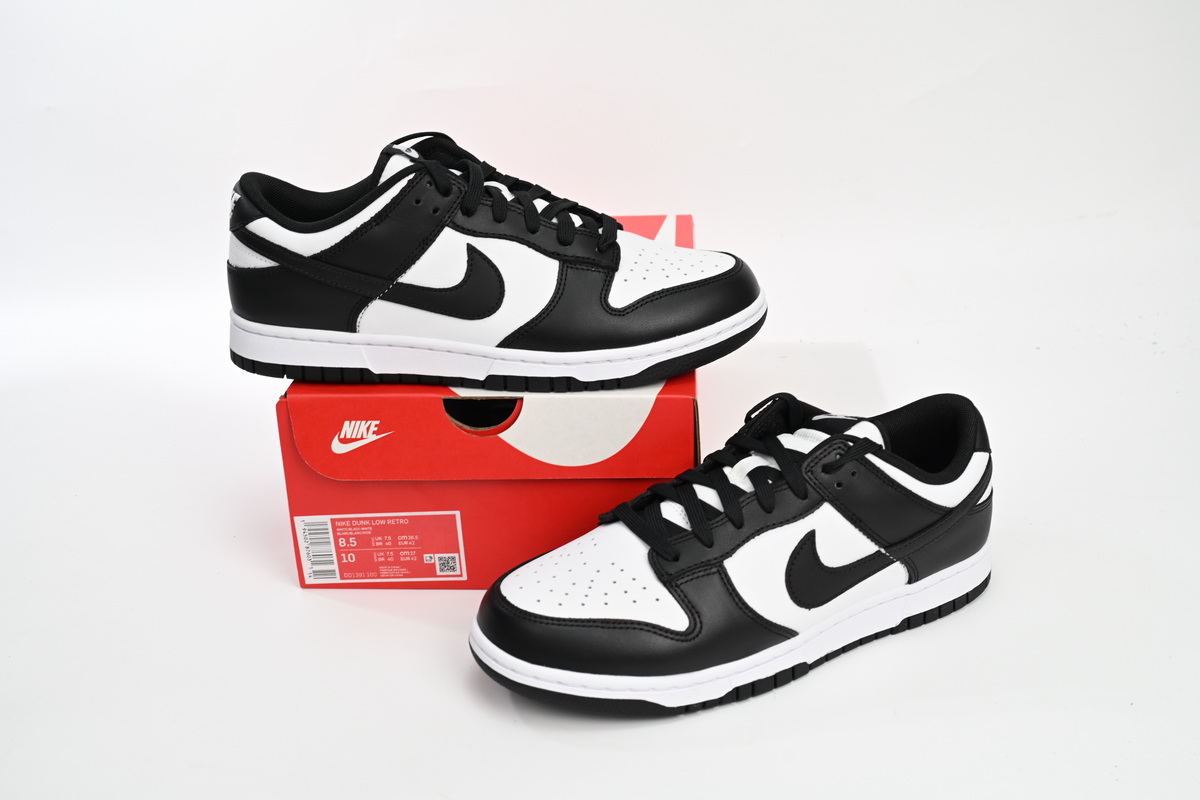 EM Sneakers Nike Dunk Low Retro White Black Panda