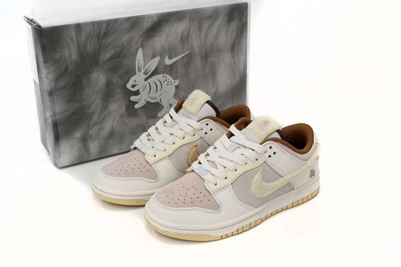 EM Sneakers Nike Dunk Low Retro PRM Year of the Rabbit Fossil Stone