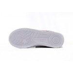 EM Sneakers A Bathing Ape Bape Sta Patent Leather White Red