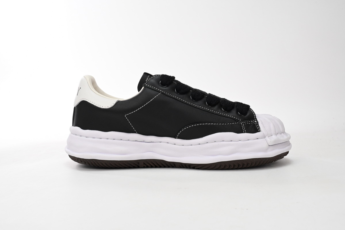 EM Sneakers Mihara Yasuhiro Blakey OG Sole Leather Low Black NO.701