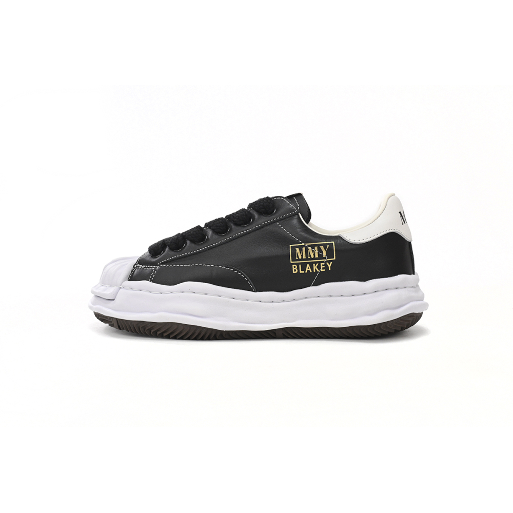 EM Sneakers Mihara Yasuhiro Blakey OG Sole Leather Low Black NO.701