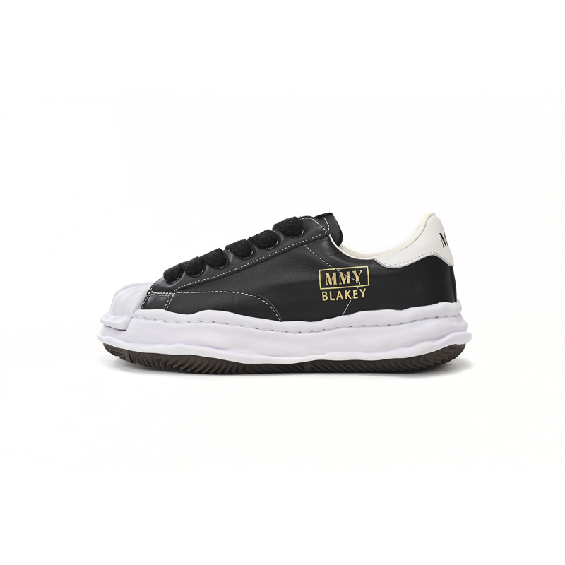 EM Sneakers Mihara Yasuhiro Blakey OG Sole Leather Low Black NO.701