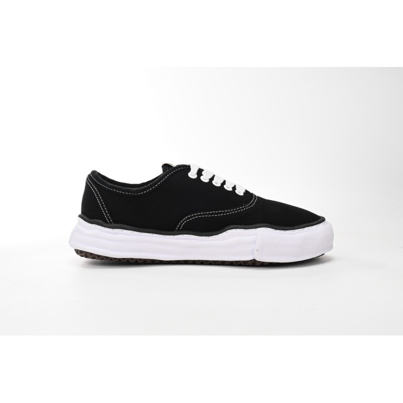 EM Sneakers Mihara Yasuhiro Baker OG Sole Canvas Low Black NO.715