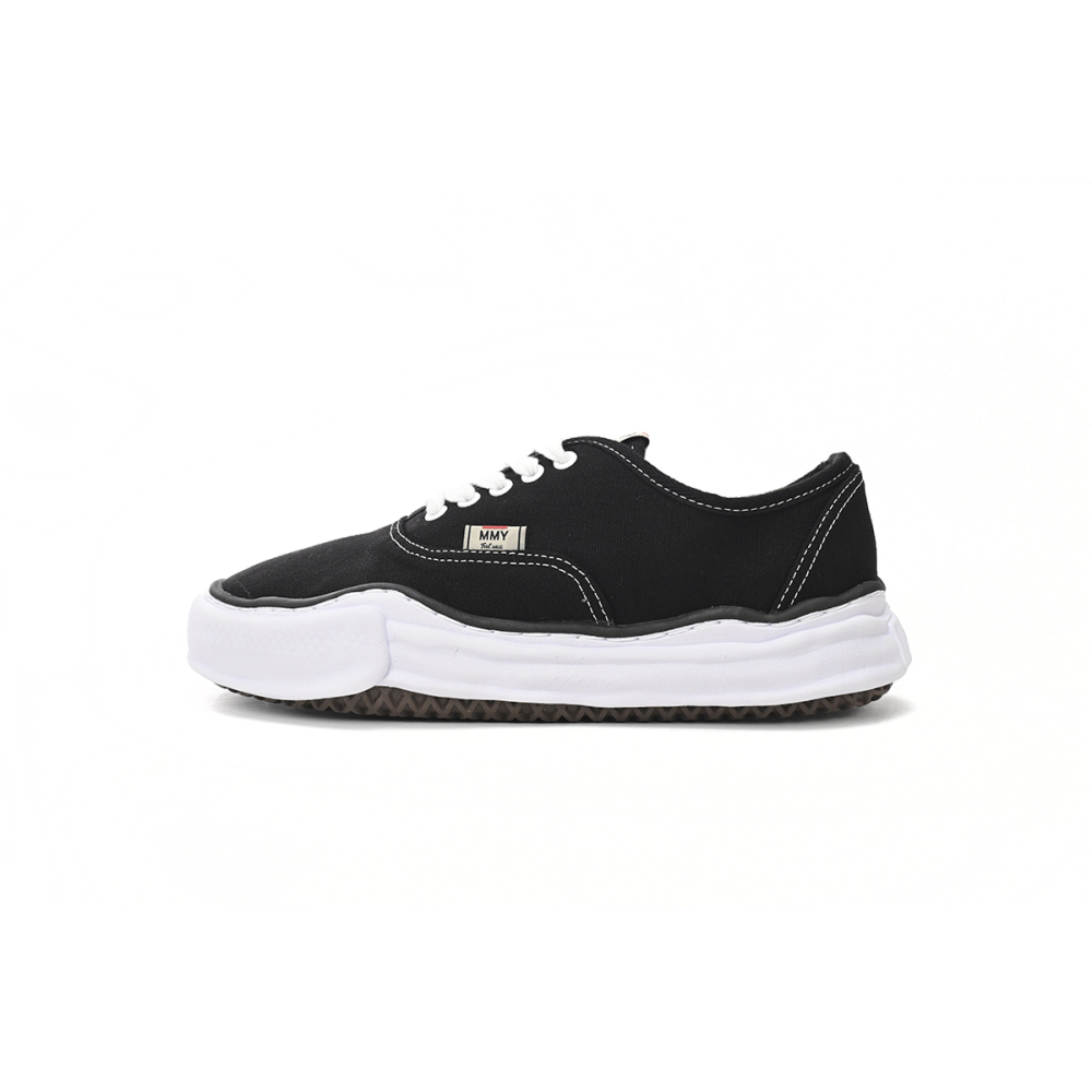 EM Sneakers Mihara Yasuhiro Baker OG Sole Canvas Low Black NO.715
