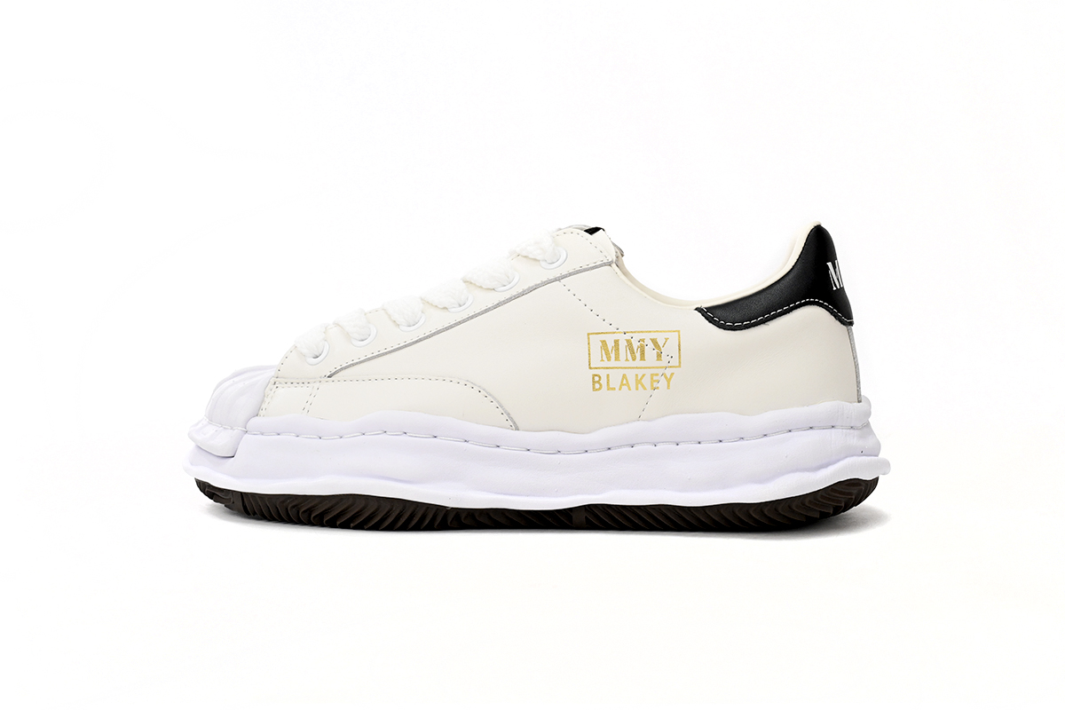 EM Sneakers Mihara Yasuhiro Blakey OG Sole Leather Low White NO.702