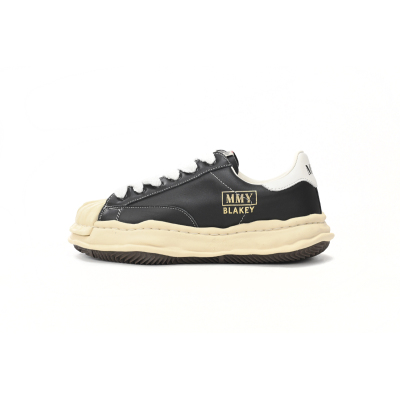 EM Sneakers Mihara Yasuhiro Peterson OG Sole Canvas Low Black Gold White Tail NO.787 01