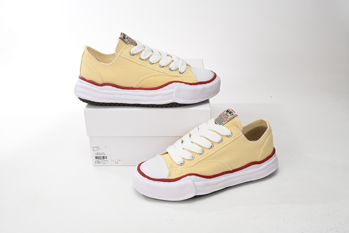 EM Sneakers Mihara Yasuhiro Peterson OG Sole Canvas Low Natural NO.781