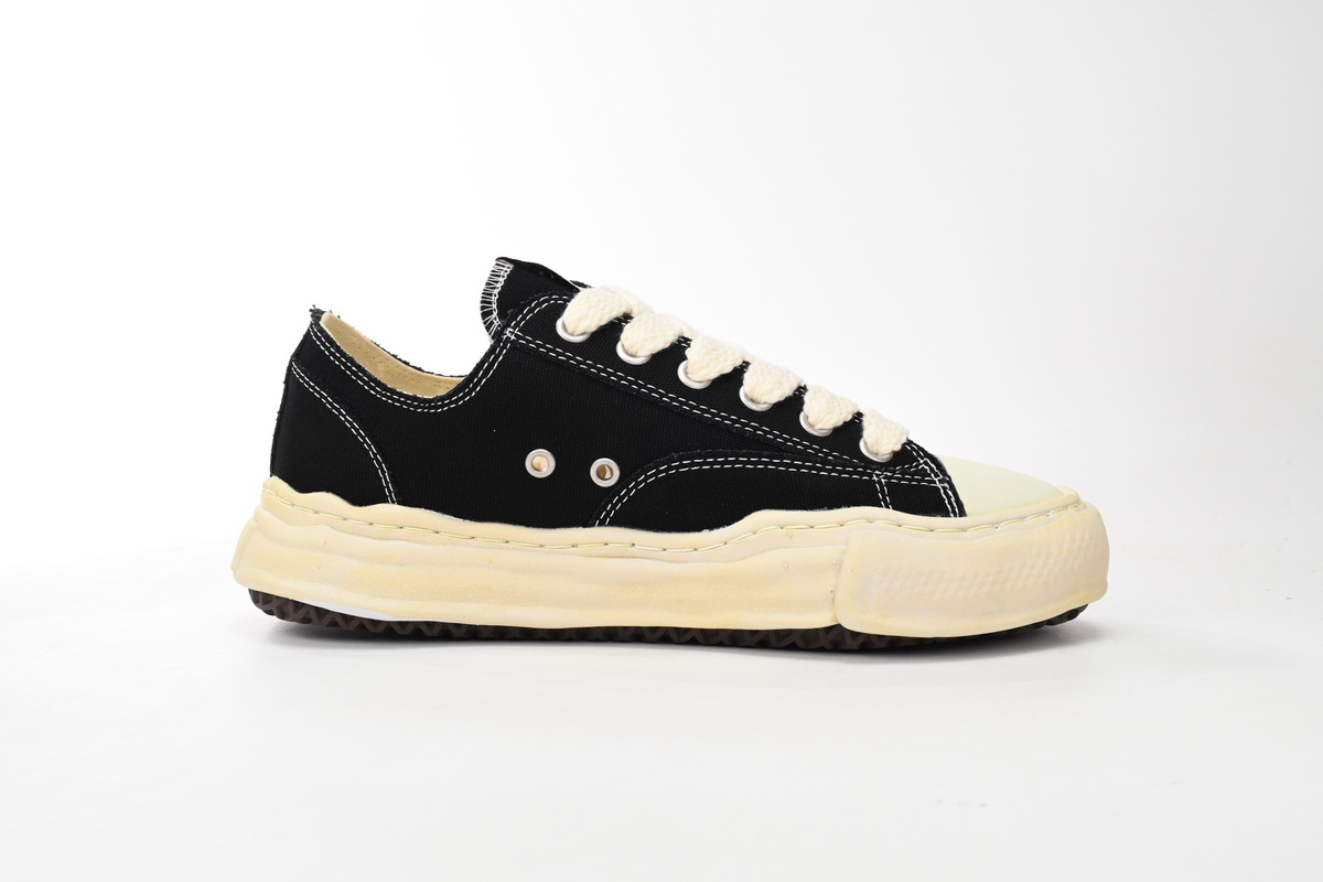 EM Sneakers Mihara Yasuhiro Blakey OG Sole Canvas Low Black White NO.731