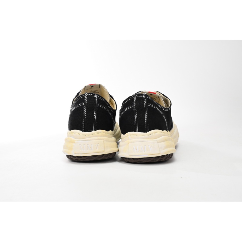 EM Sneakers Mihara Yasuhiro Blakey OG Sole Canvas Low Black White NO.731