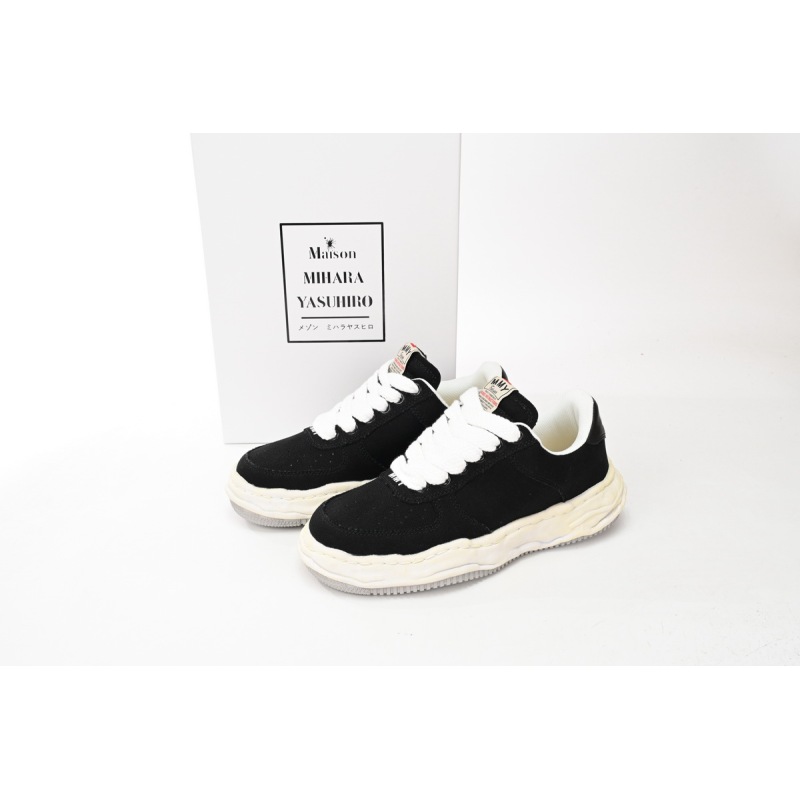 EM Sneakers Mihara Yasuhiro White and Black Gray Low NO.769