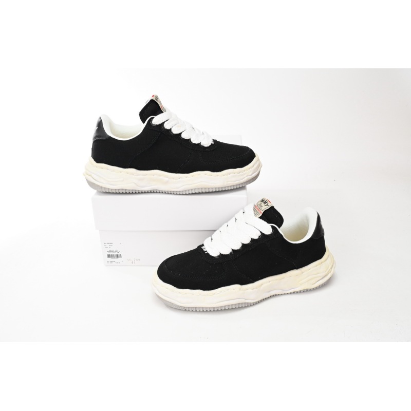 EM Sneakers Mihara Yasuhiro White and Black Gray Low NO.769