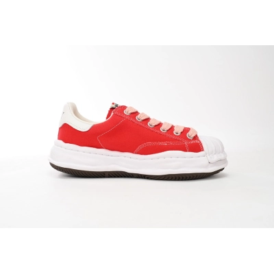 EM Sneakers Mihara Yasuhiro Blakey OG Sole Canvas Low Red NO.766 02