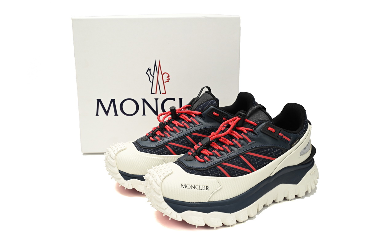 EMSneakers Moncler Trailgrip Fluorescent Black Black White Red