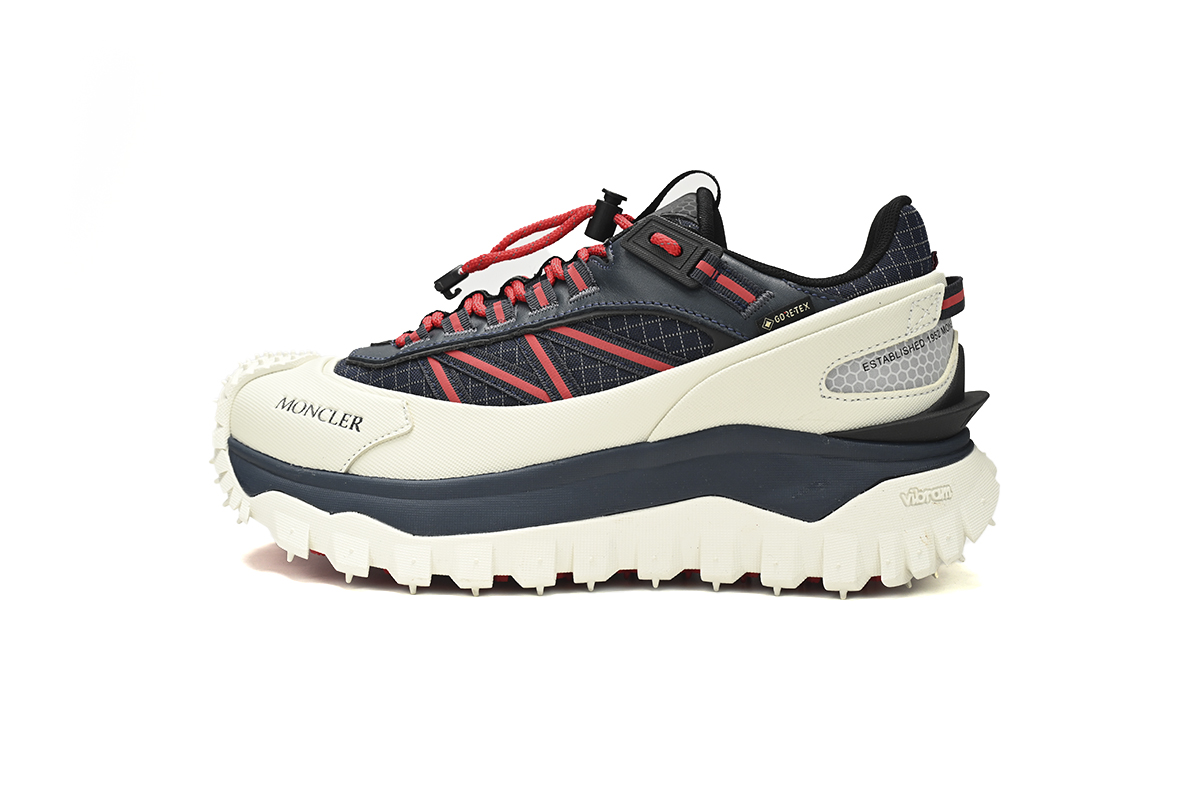 EMSneakers Moncler Trailgrip Fluorescent Black Black White Red