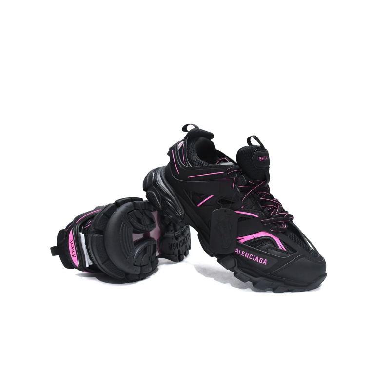 EM Sneakers Balenciaga Track Washed Black Pink(Without LED)