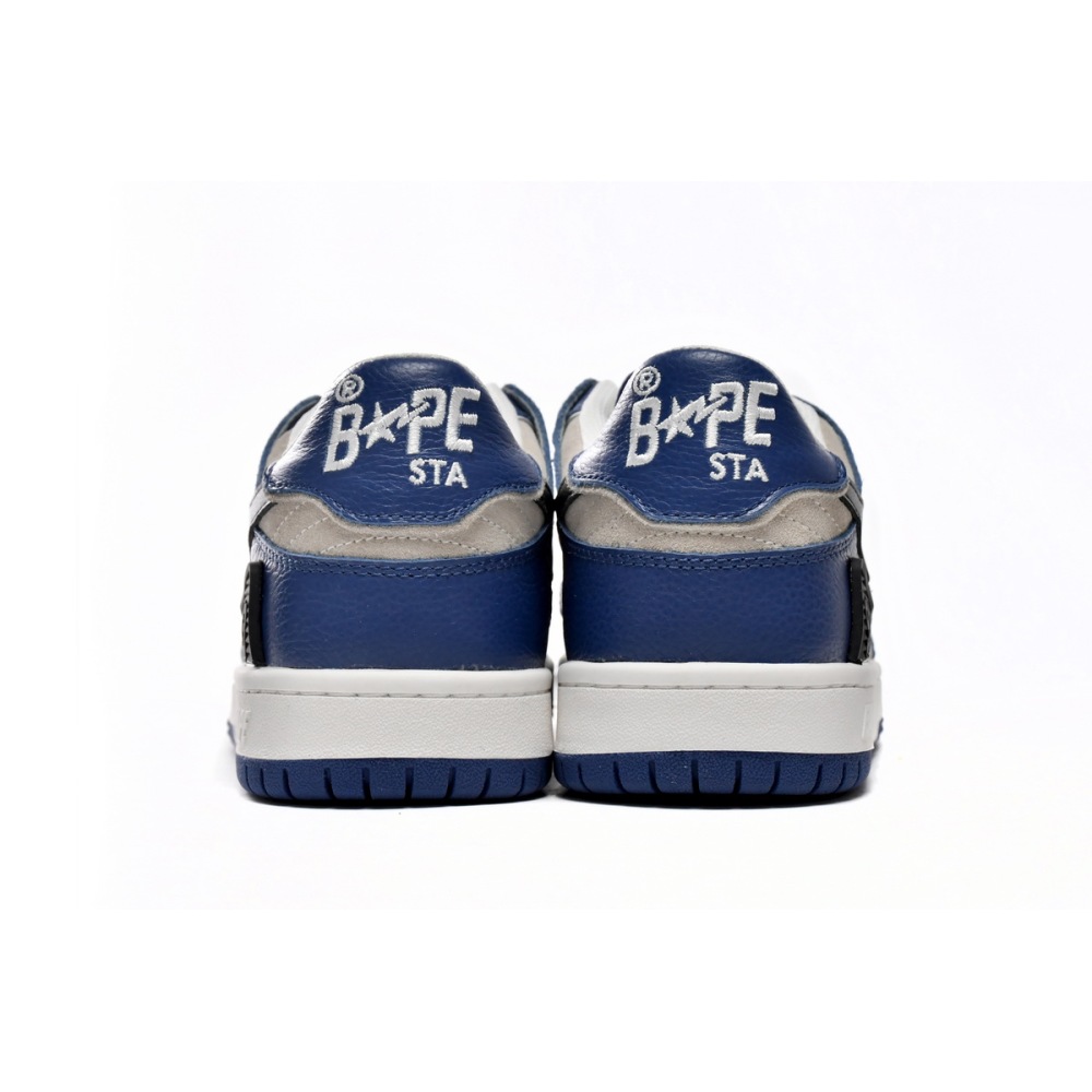 EM Sneakers A Bathing Ape Bape SK8 Sta Blue Grey