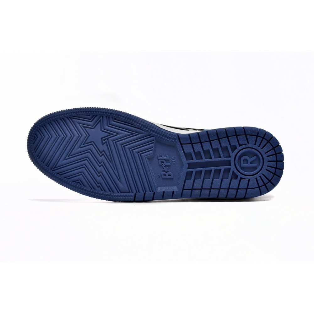 EM Sneakers A Bathing Ape Bape SK8 Sta Blue Grey