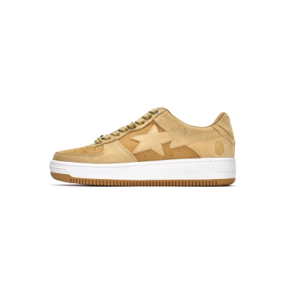 EM Sneakers A Bathing Ape Bape Sk8 Sta Earthy Yellow 01