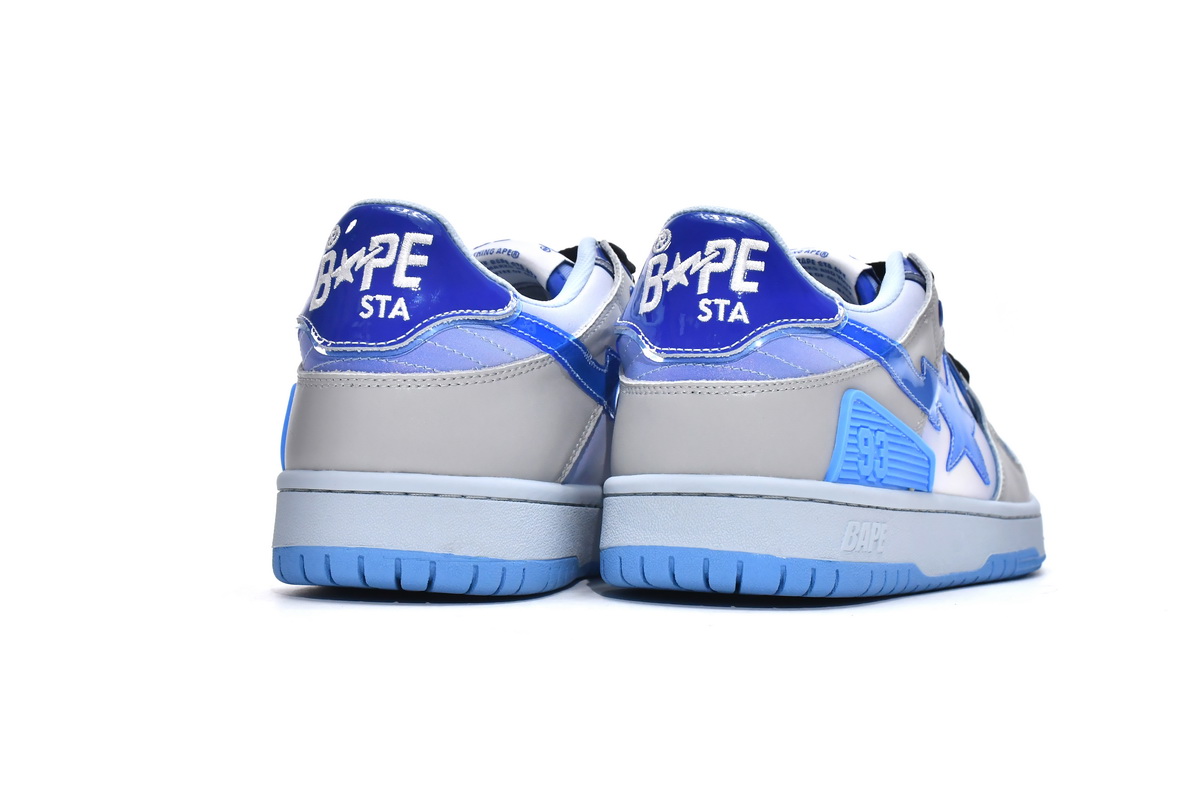 EM Sneakers A Bathing Ape Bape SK8 Sta Gradient Blue