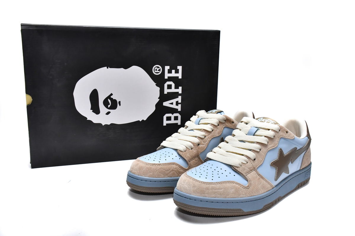 EM Sneakers A Bathing Ape Bape SK8 Sta Light Blue