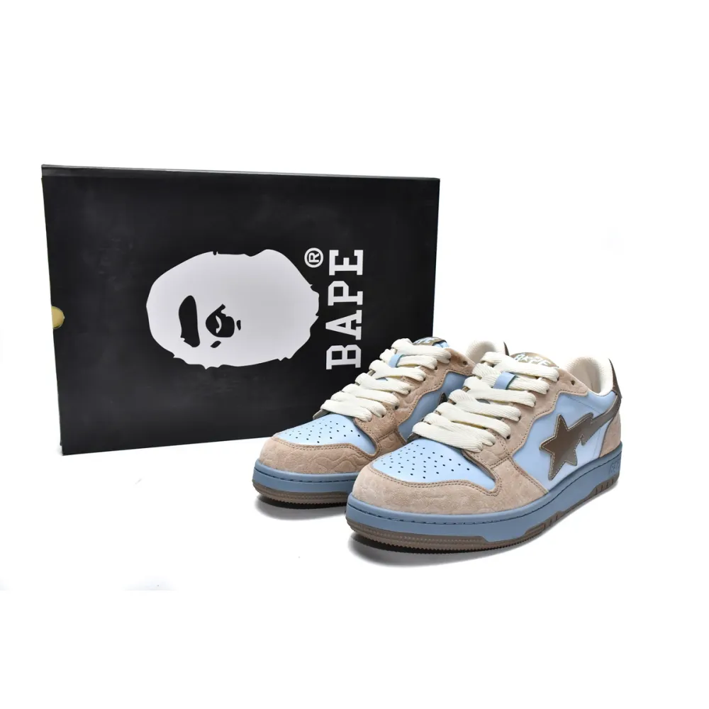 EM Sneakers A Bathing Ape Bape SK8 Sta Light Blue