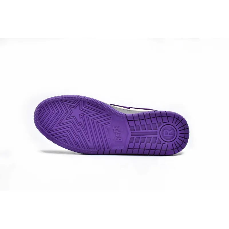 EM Sneakers A Bathing Ape Bape Sk8 Sta Low Purple