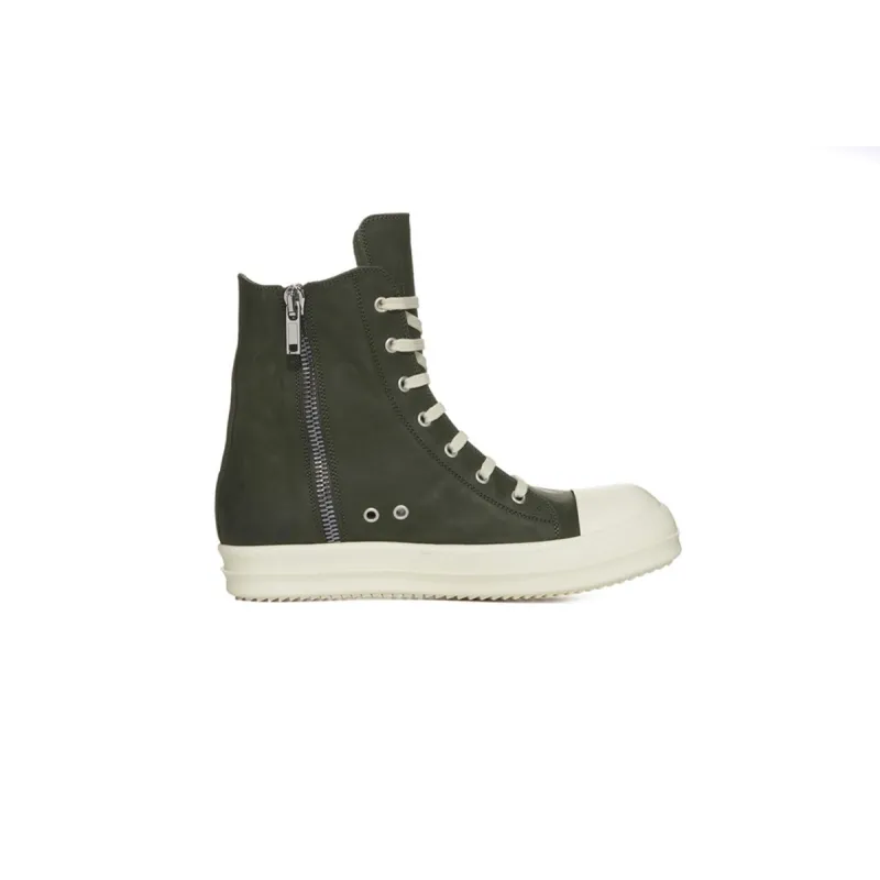 EMSneakers Rick Owens Leather High Top Green