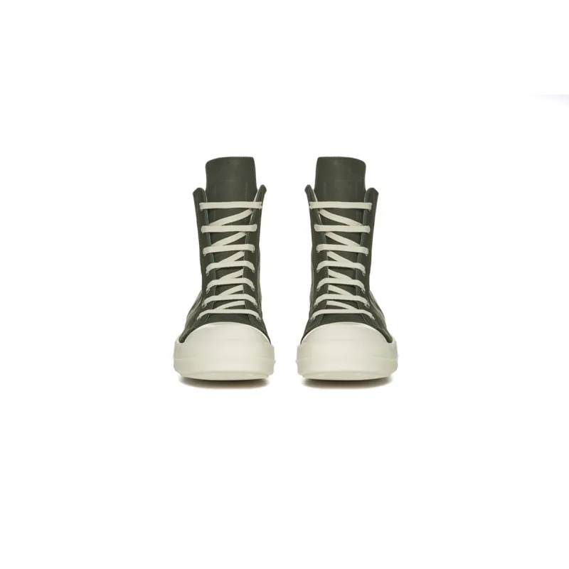 EMSneakers Rick Owens Leather High Top Green