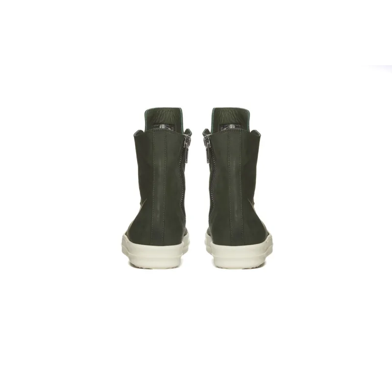 EMSneakers Rick Owens Leather High Top Green