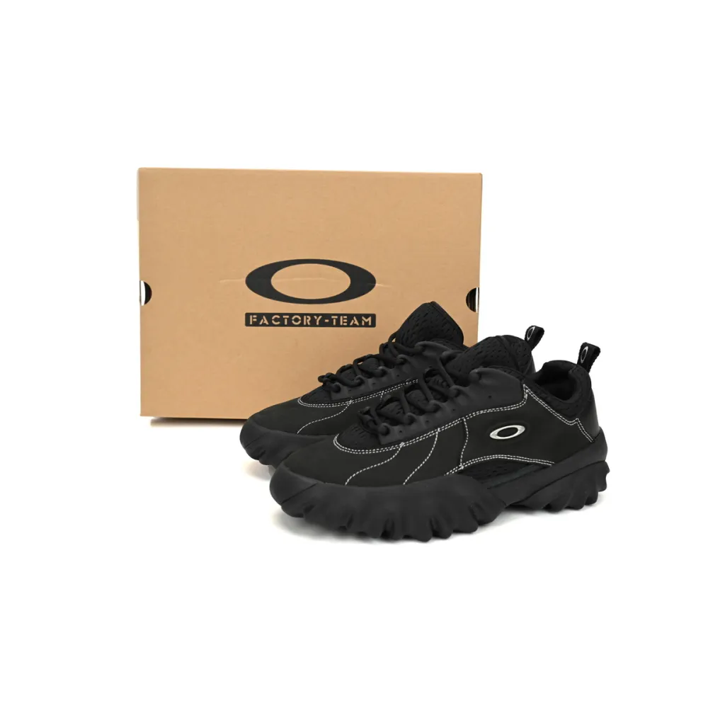 EM Sneakers Oakley Factory Team Chop Saw Brain Dead Black Leather Nubuck