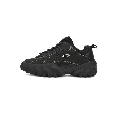 EM Sneakers Oakley Factory Team Chop Saw Brain Dead Black Leather Nubuck 01