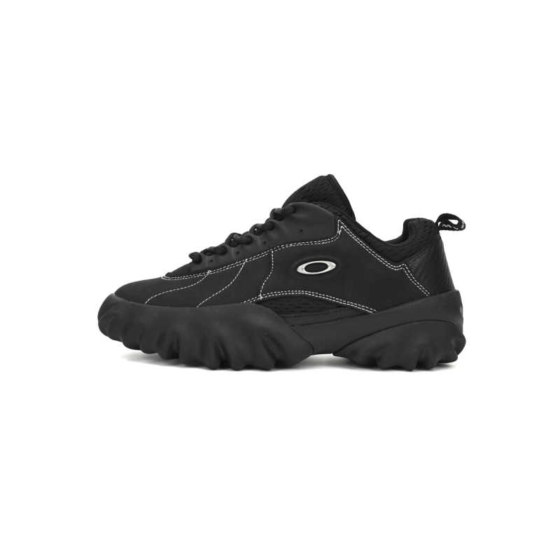 EM Sneakers Oakley Factory Team Chop Saw Brain Dead Black Leather Nubuck