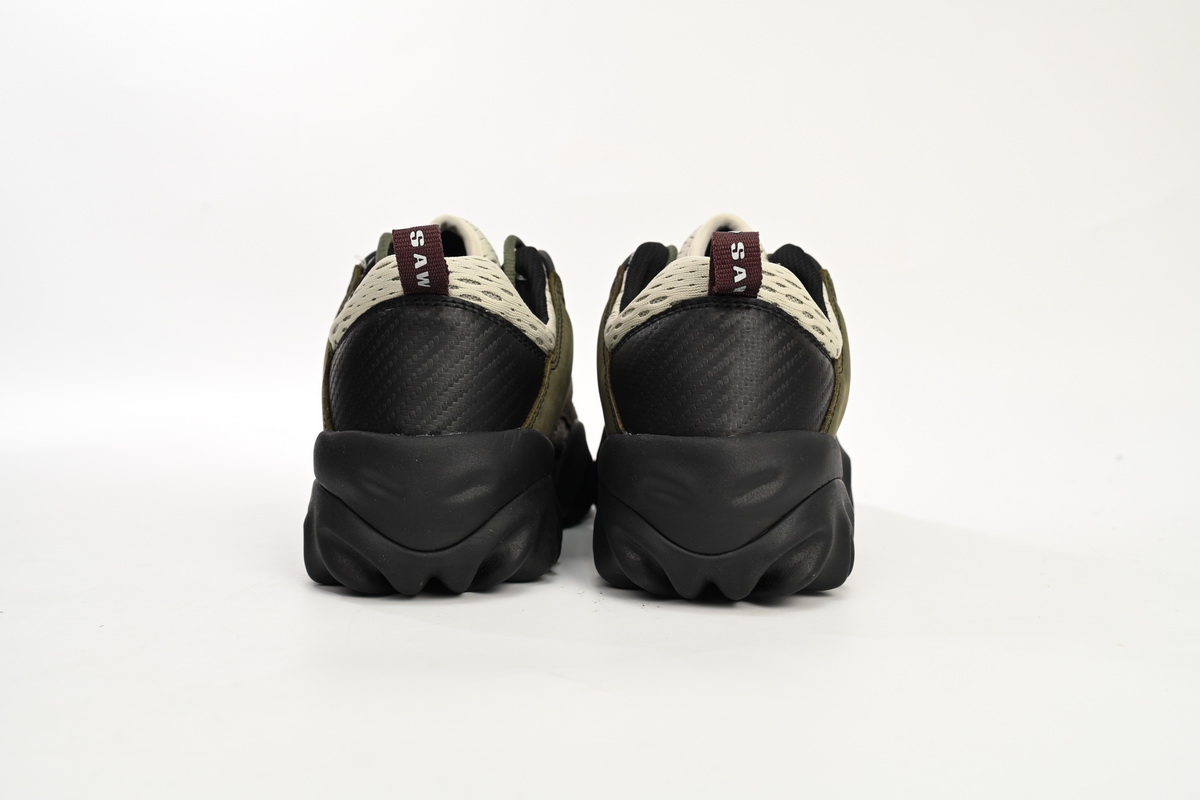 EM Sneakers Oakley Factory Team Chop Saw Brain Dead Olive Nubuck Leather