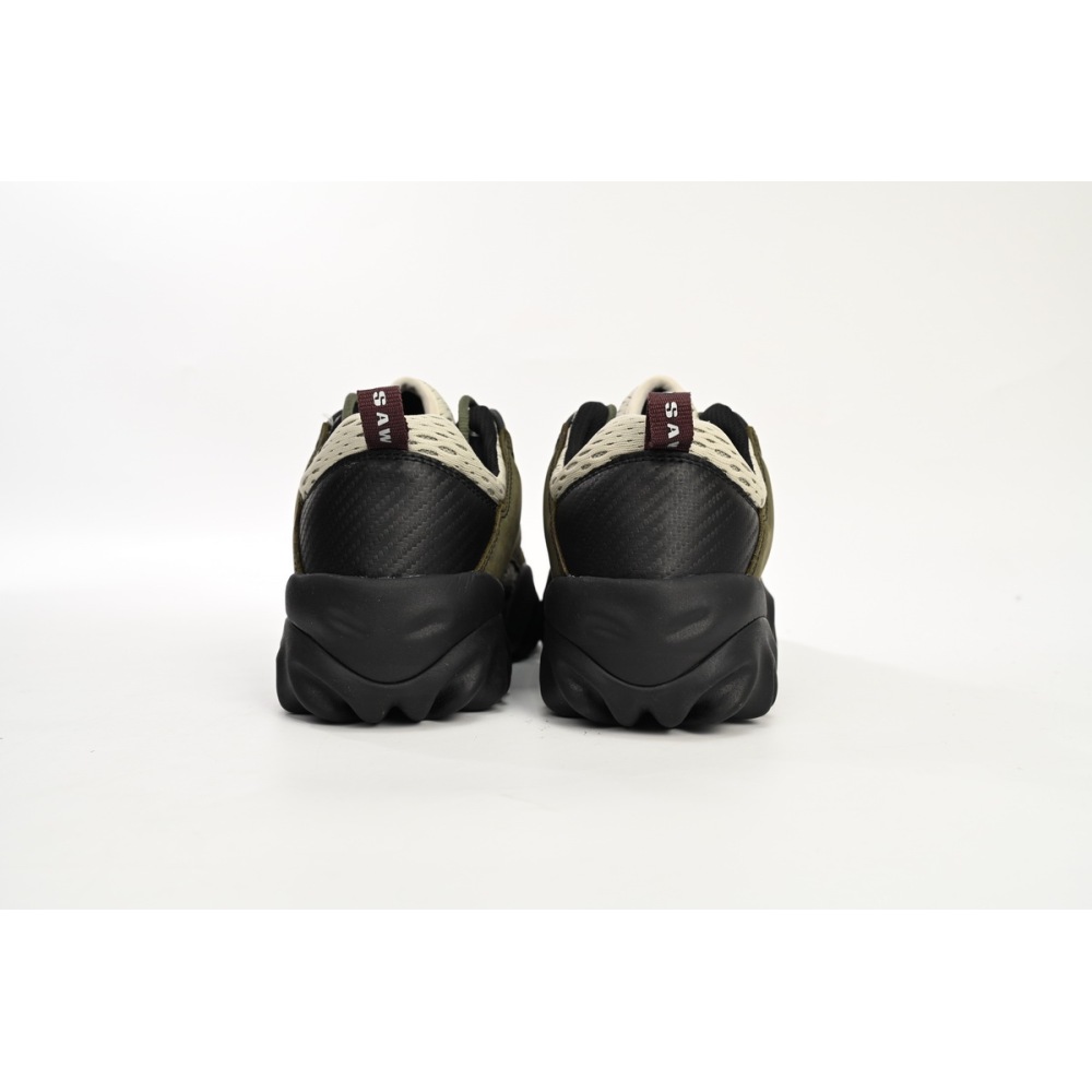 EM Sneakers Oakley Factory Team Chop Saw Brain Dead Olive Nubuck Leather